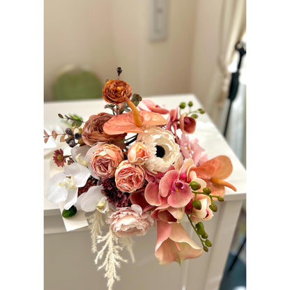 【レンタル】フォトウェディング用フラワーアーチ(レンタルブーケ&ブートニアセット)【結婚式 フラワー 会場装花】