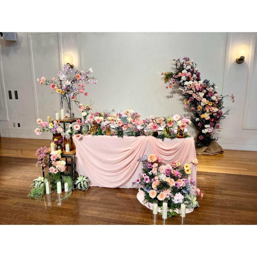 【レンタル】高砂装飾兼フォトブース013【結婚式 フラワー 会場装花】