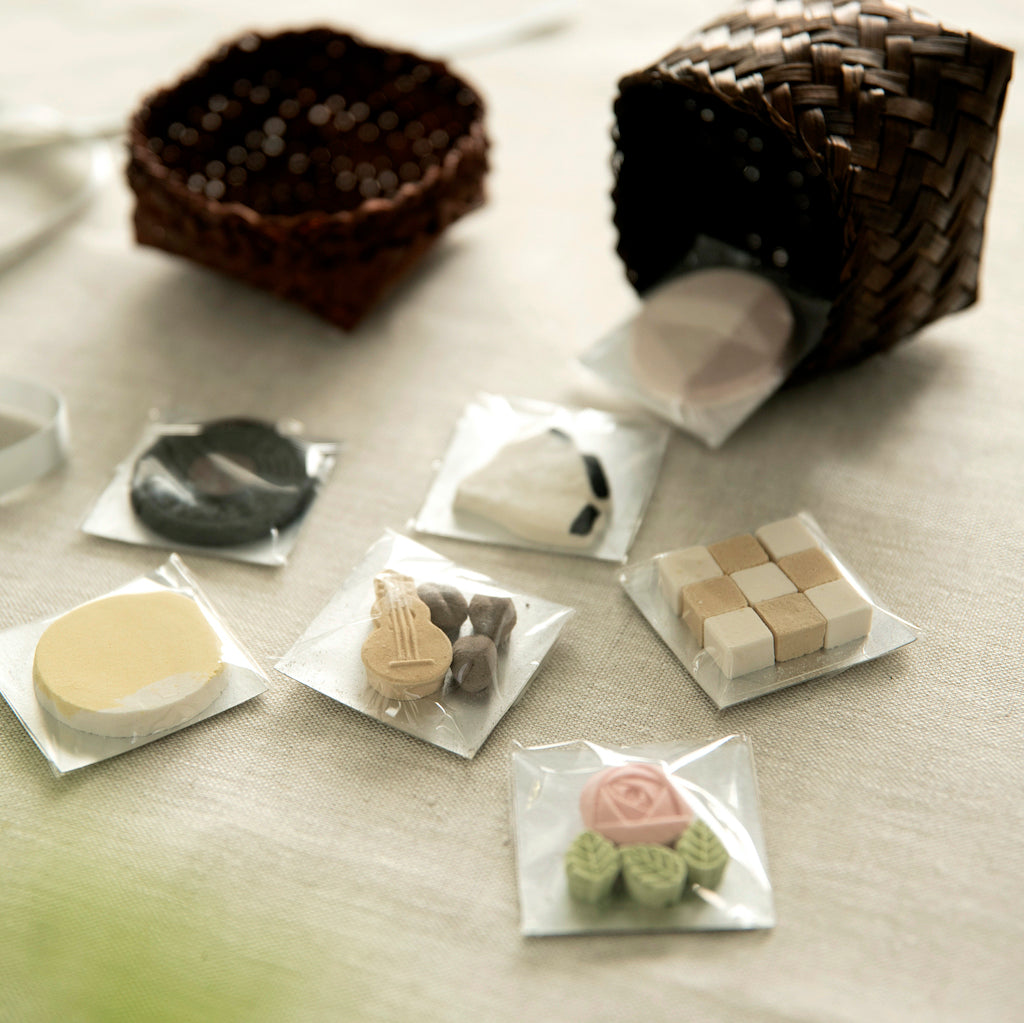 竹かごの詰め合わせギフト 【結婚式 ギフト 食品 引き菓子 和菓子】