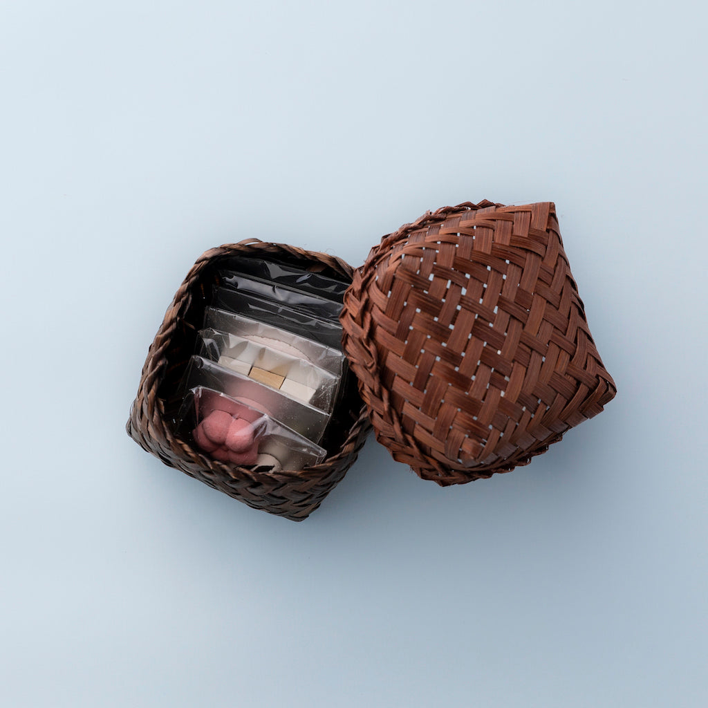 竹かごの詰め合わせギフト 【結婚式 ギフト 食品 引き菓子 和菓子】