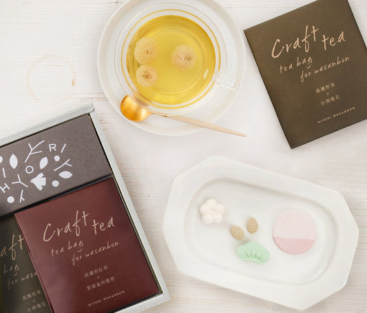 クラフトティーギフトセット 【結婚式 ギフト 食品 引き菓子 和菓子】