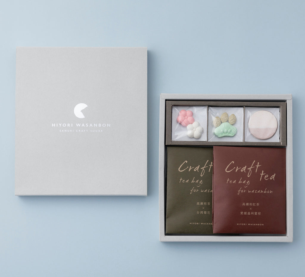 クラフトティーギフトセット 【結婚式 ギフト 食品 引き菓子 和菓子】