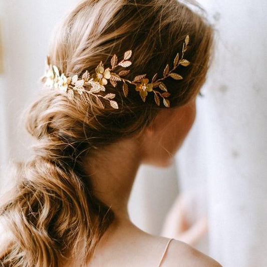 【ヘッドドレス】リファージュヘアコーム/ブライダルアクセサリー 【結婚式 ヘアアクセサリー】