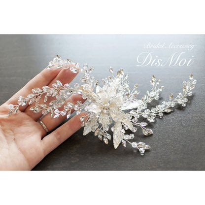 【ヘッドドレス】ヘッドピース ~ブライダルヘッドドレス~ ≪HP-14≫ 【結婚式　ヘアアクセサリー】