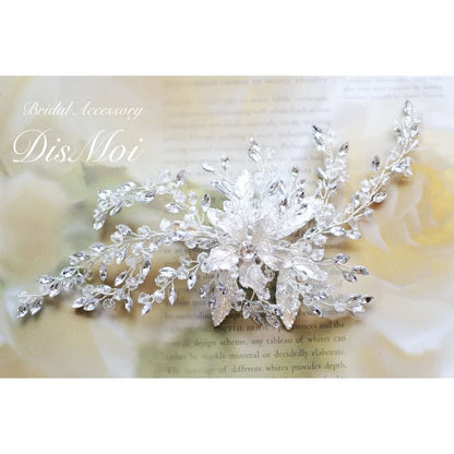 【ヘッドドレス】ヘッドピース ~ブライダルヘッドドレス~ ≪HP-14≫ 【結婚式 ヘアアクセサリー】