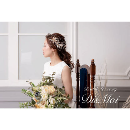 【ヘッドドレス】ヘッドピース ~ブライダルヘッドドレス~ ≪HP-24≫ 【結婚式 ヘアアクセサリー】