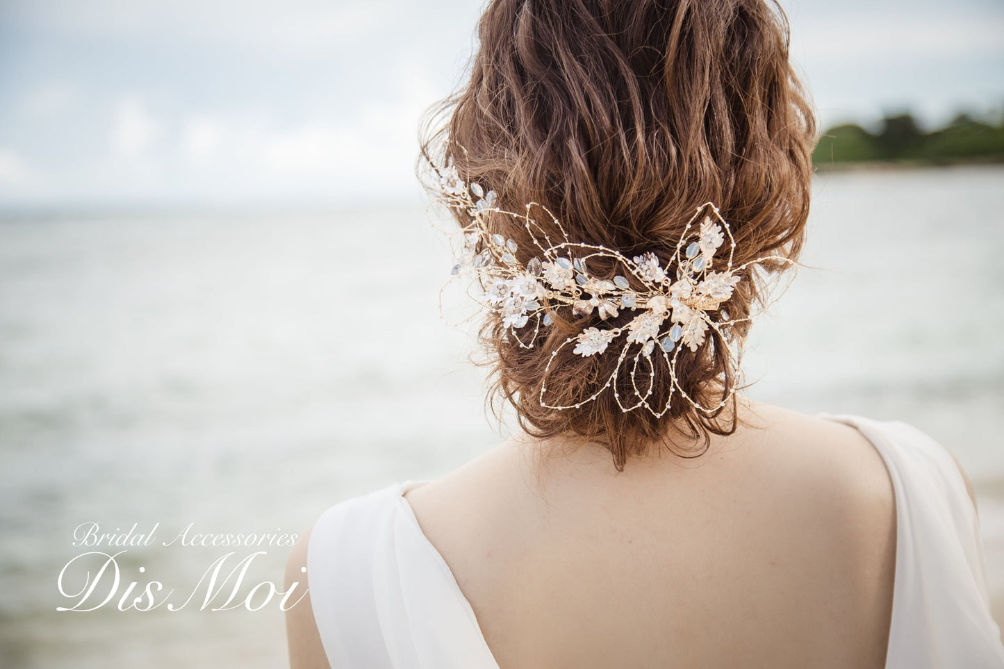 【ヘッドドレス】ヘッドピース ~ブライダルヘッドドレス~ ≪HP-24≫ 【結婚式 ヘアアクセサリー】