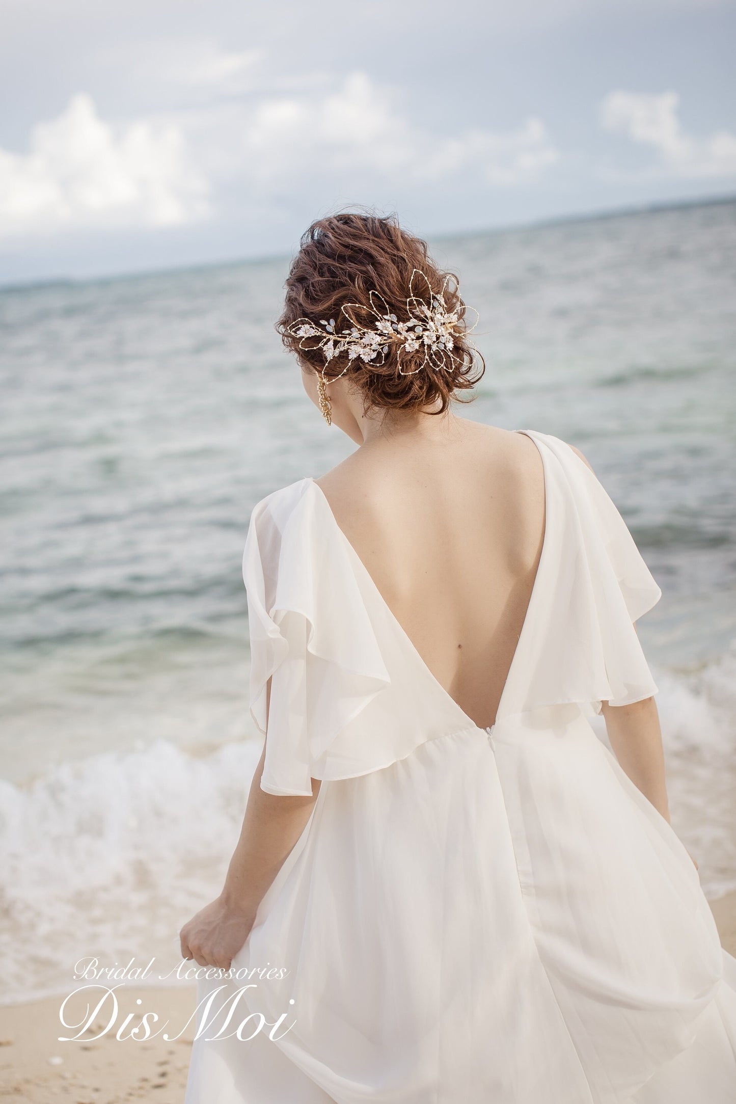 【ヘッドドレス】ヘッドピース ~ブライダルヘッドドレス~ ≪HP-24≫ 【結婚式 ヘアアクセサリー】