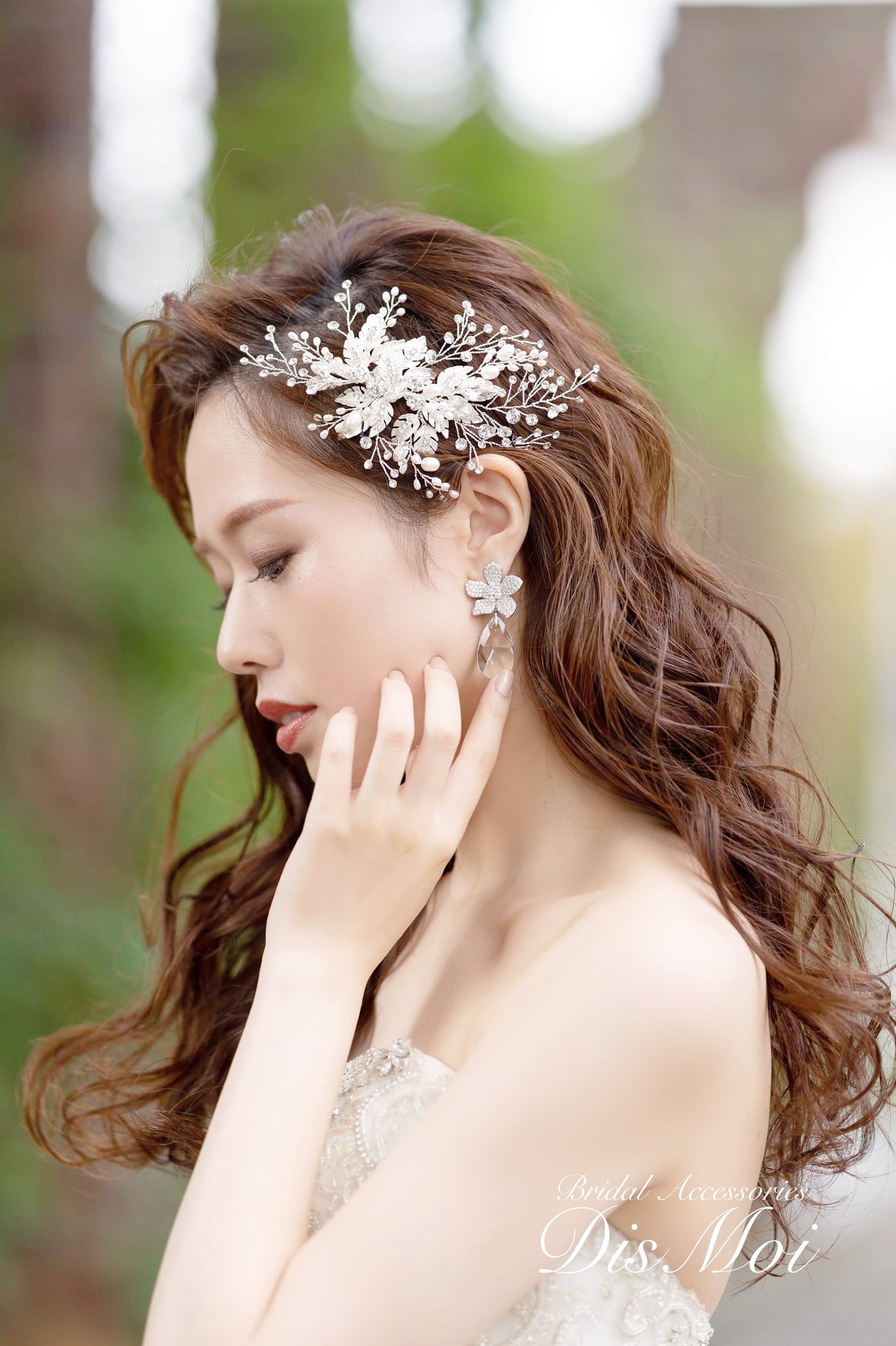 【ヘッドドレス】ヘッドピース ~ブライダルヘッドドレス~ ≪HP-34≫ 【結婚式 ヘアアクセサリー】