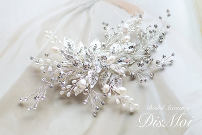 【ヘッドドレス】ヘッドピース ~ブライダルヘッドドレス~ ≪HP-34≫ 【結婚式 ヘアアクセサリー】