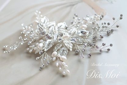 【ヘッドドレス】ヘッドピース ~ブライダルヘッドドレス~ ≪HP-34≫ 【結婚式 ヘアアクセサリー】