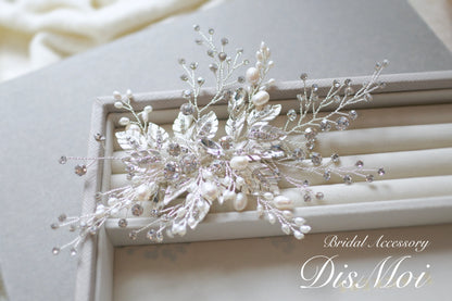 【ヘッドドレス】ヘッドピース ~ブライダルヘッドドレス~ ≪HP-34≫ 【結婚式 ヘアアクセサリー】