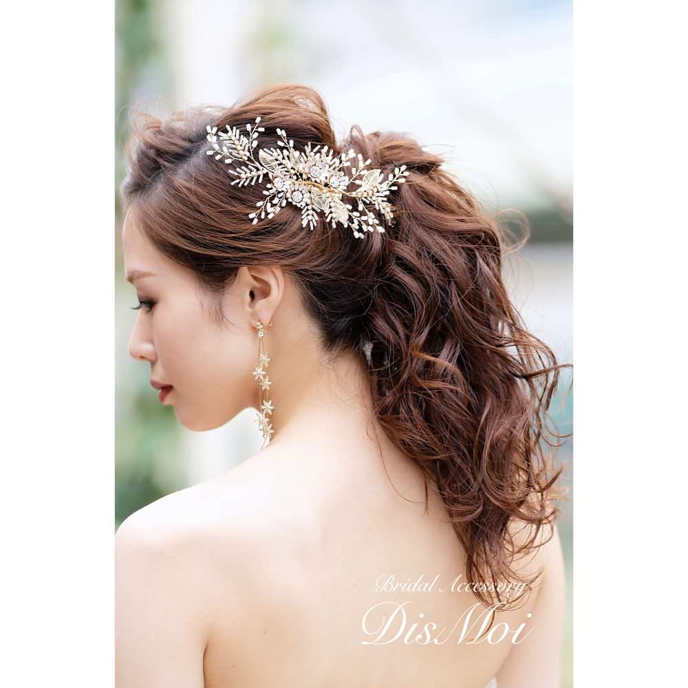【ヘッドドレス】ヘッドピース ~ブライダルヘッドドレス~ ≪HP-37≫ 【結婚式 ヘアアクセサリー】