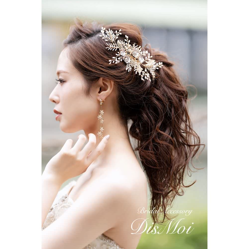【ヘッドドレス】ヘッドピース ~ブライダルヘッドドレス~ ≪HP-37≫ 【結婚式 ヘアアクセサリー】