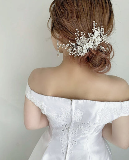 【ヘッドドレス】ヘッドピース ~ブライダルヘッドドレス~ ≪HP-39≫ 【結婚式　ヘアアクセサリー】