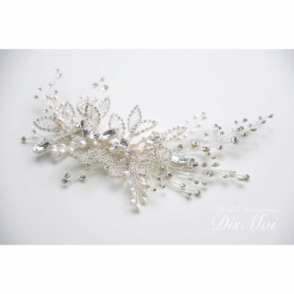 【ヘッドドレス】ヘッドピース ~ブライダルヘッドドレス~ ≪HP-40≫ 【結婚式 ヘアアクセサリー】