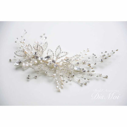 【ヘッドドレス】ヘッドピース ~ブライダルヘッドドレス~ ≪HP-40≫ 【結婚式 ヘアアクセサリー】