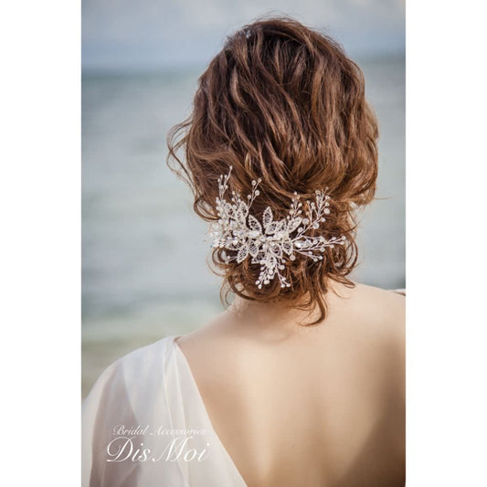 【ヘッドドレス】ヘッドピース ~ブライダルヘッドドレス~ ≪HP-40≫ 【結婚式 ヘアアクセサリー】