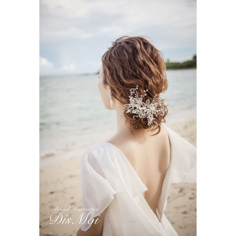 【ヘッドドレス】ヘッドピース ~ブライダルヘッドドレス~ ≪HP-40≫ 【結婚式 ヘアアクセサリー】