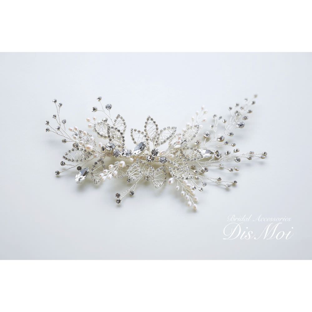 【ヘッドドレス】ヘッドピース ~ブライダルヘッドドレス~ ≪HP-40≫ 【結婚式 ヘアアクセサリー】