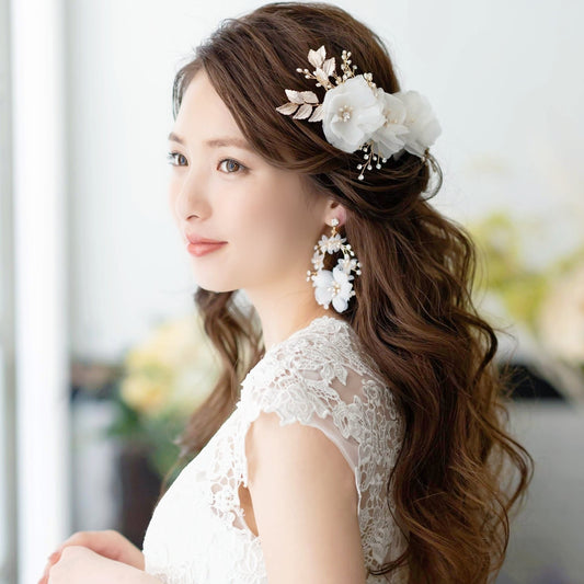 【ヘッドドレス】ヘッドピース silver/gold ≪HP-41≫ 【結婚式　ヘアアクセサリー】