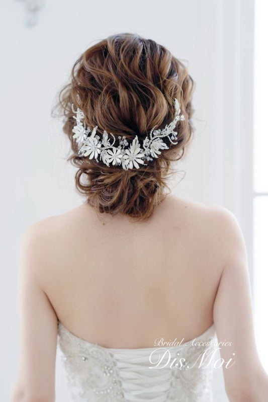 【ヘッドドレス】ヘッドピース ~ブライダルヘッドドレス~ ≪HP-42≫ 【結婚式 ヘアアクセサリー】