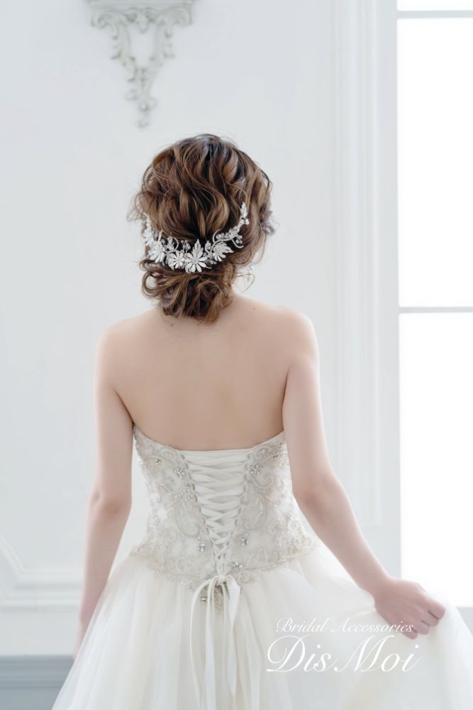 【ヘッドドレス】ヘッドピース ~ブライダルヘッドドレス~ ≪HP-42≫ 【結婚式 ヘアアクセサリー】