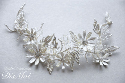 【ヘッドドレス】ヘッドピース ~ブライダルヘッドドレス~ ≪HP-42≫ 【結婚式 ヘアアクセサリー】