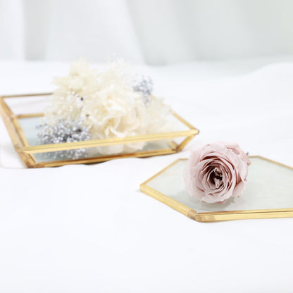 髪飾り Vピンク 【ヘアアクセサリー バラ 花 ドライフラワー プリザーブド 】 【結婚式 ヘアアクセサリー】