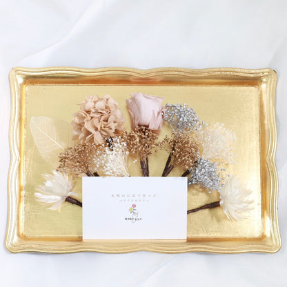 髪飾り VピンクⅡ 【ヘアアクセサリー バラ 花 ドライフラワー プリザーブド 】 【結婚式 ヘアアクセサリー】