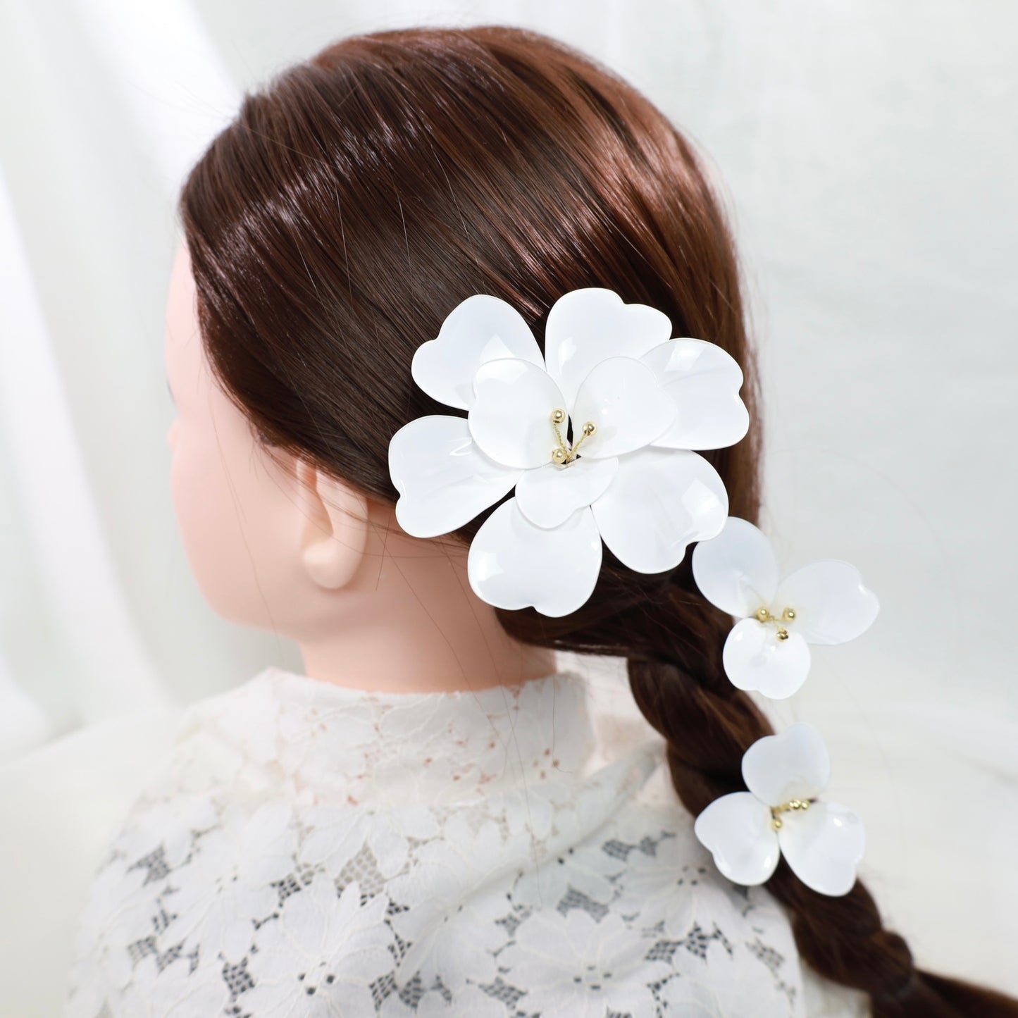 ヘアアクセサリー A1【アメリカンフラワー　髪飾り　和装ヘアアクセサリー　花　ヘッドドレス】 【結婚式　ヘアアクセサリー】