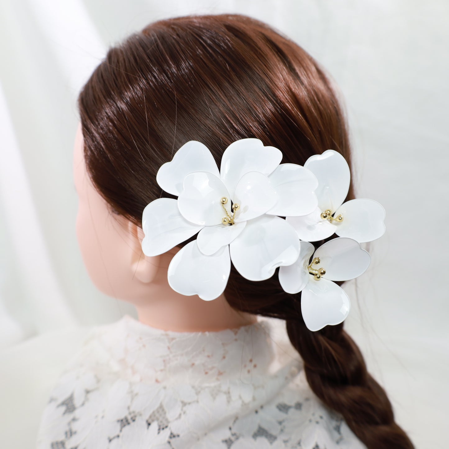 ヘアアクセサリー A1【アメリカンフラワー　髪飾り　和装ヘアアクセサリー　花　ヘッドドレス】 【結婚式　ヘアアクセサリー】