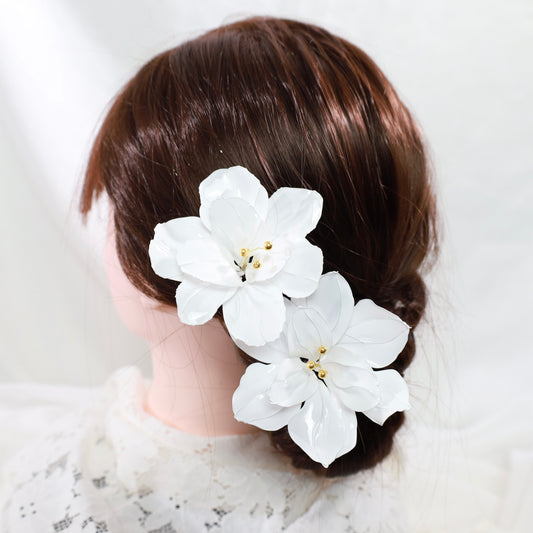 ヘッドドレス A5【アメリカンフラワー　髪飾り　ヘアアクセサリー　花　ヘッドドレス】 【結婚式　和装ヘアアクセサリー】