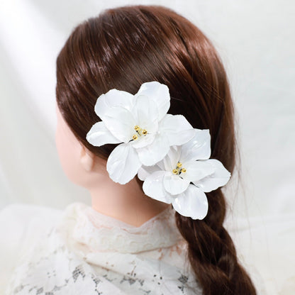 ヘッドドレス A5【アメリカンフラワー 髪飾り ヘアアクセサリー 花 ヘッドドレス】 【結婚式 和装ヘアアクセサリー】
