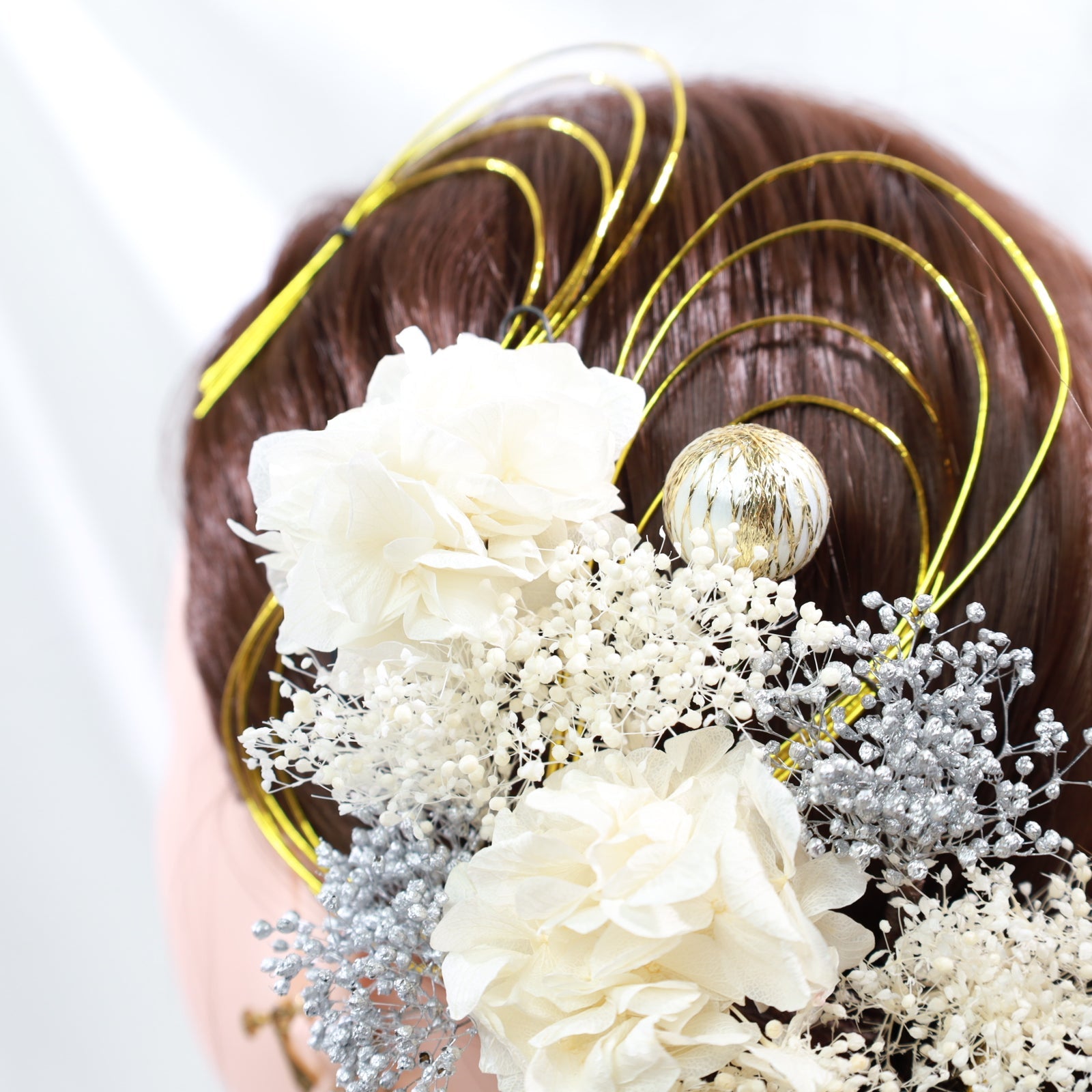 髪飾り シャダ【ヘアアクセサリー 花 ドライフラワー