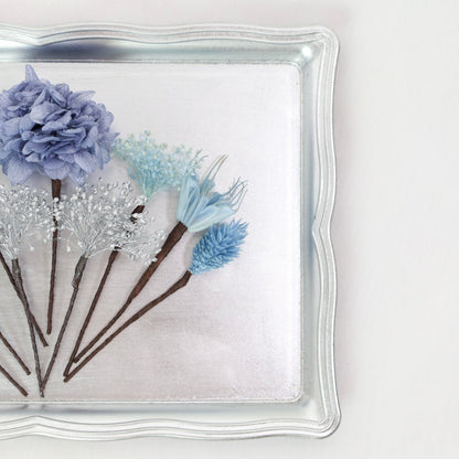 髪飾り K9【ヘアアクセサリー 花 ドライフラワー プリザーブド かすみ草】 【結婚式 和装 アクセサリー】