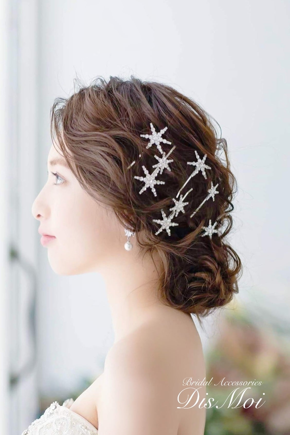 ヘアピンセット silver/gold ~ブライダルヘッドドレス~ ≪HPN-02≫ 【結婚式 ヘアアクセサリー】