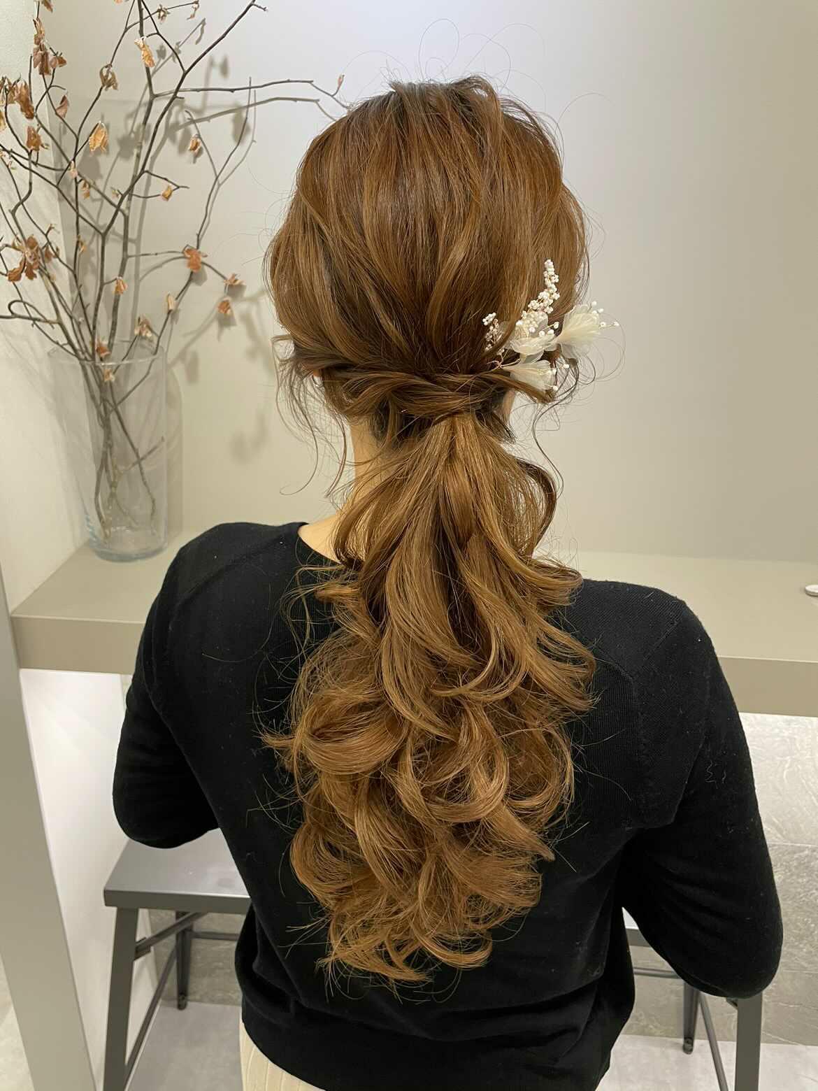 【ヘッドドレス】ヘアピンセット ~ブライダルヘッドドレス~ ≪HPN-07≫ 【結婚式 ヘアアクセサリー】