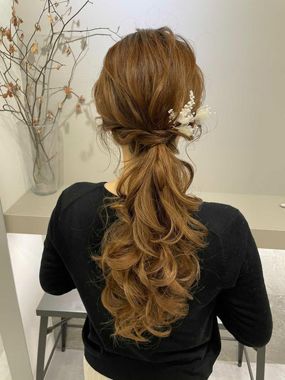 【ヘッドドレス】ヘアピンセット ~ブライダルヘッドドレス~ ≪HPN-07≫ 【結婚式 ヘアアクセサリー】
