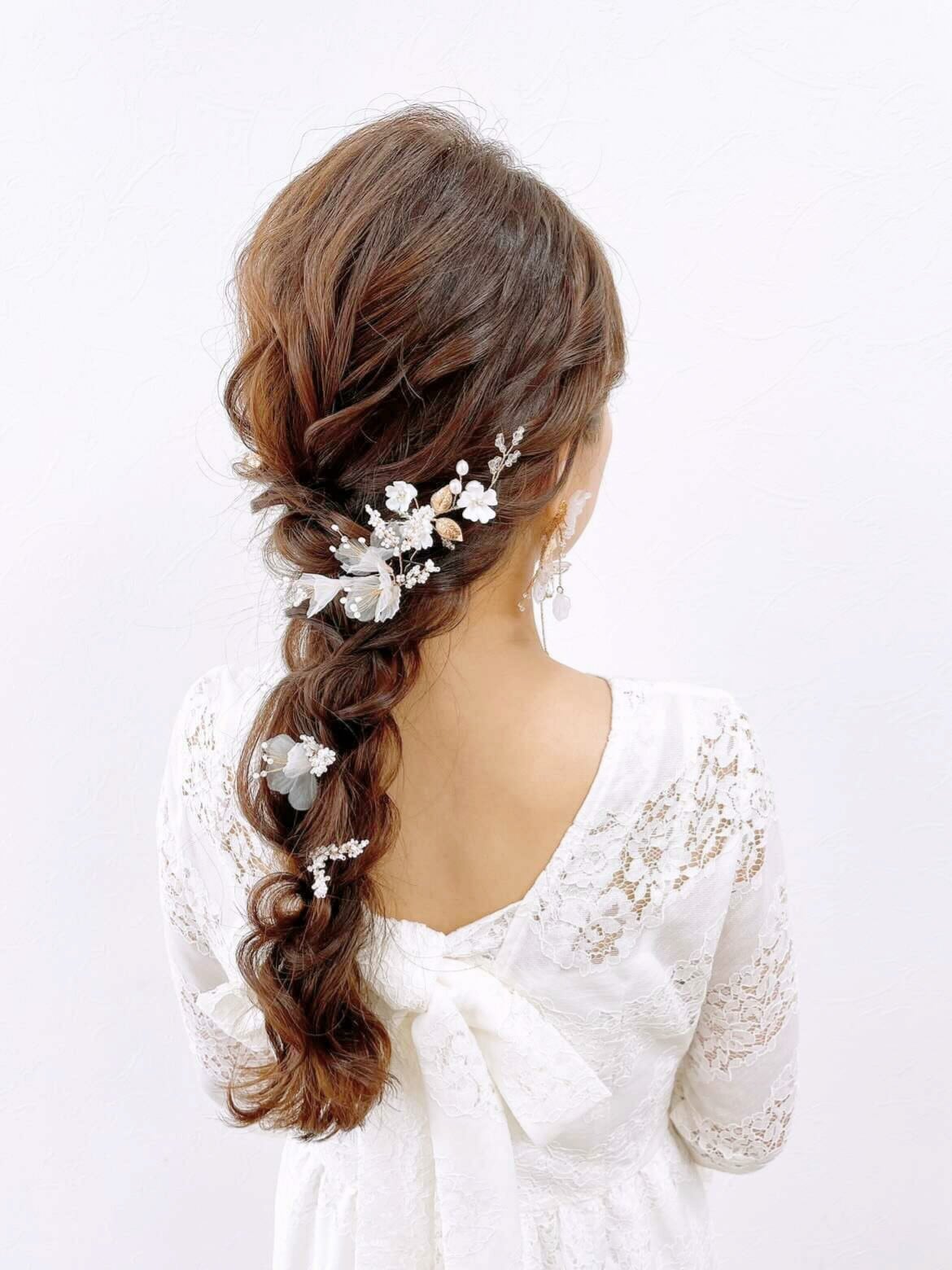 【ヘッドドレス】ヘアピンセット silver/gold ~ブライダルヘッドドレス~ ≪HPN-08≫ 【結婚式 ヘアアクセサリー】