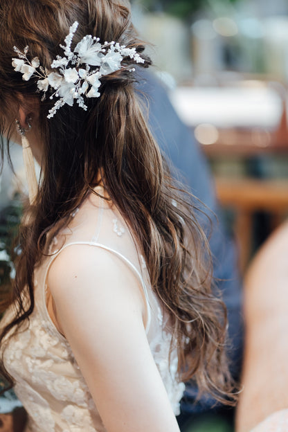 【ヘッドドレス】ヘアピンセット silver/gold ~ブライダルヘッドドレス~ ≪HPN-08≫ 【結婚式 ヘアアクセサリー】