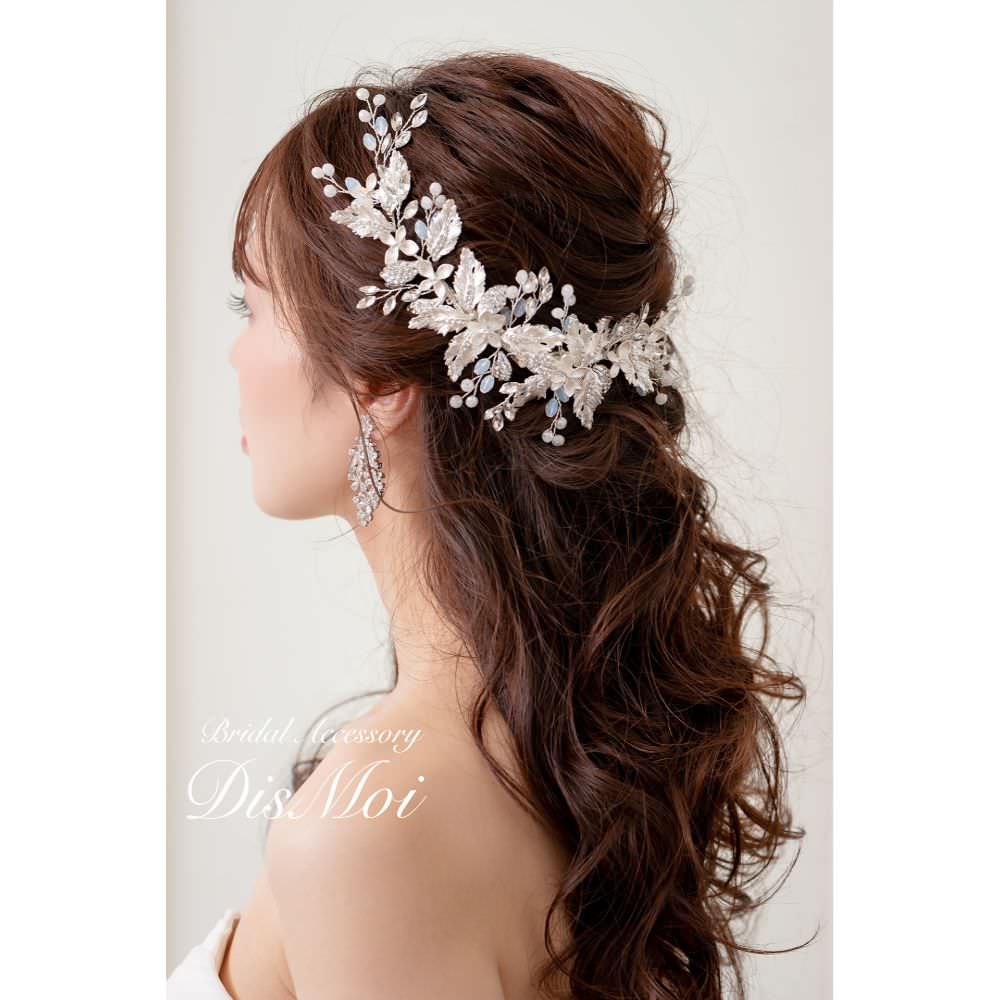 【ヘッドドレス】ヘッドピースセット ~ブライダルヘッドドレス~ ≪HPS-20≫ 【結婚式　ヘアアクセサリー】