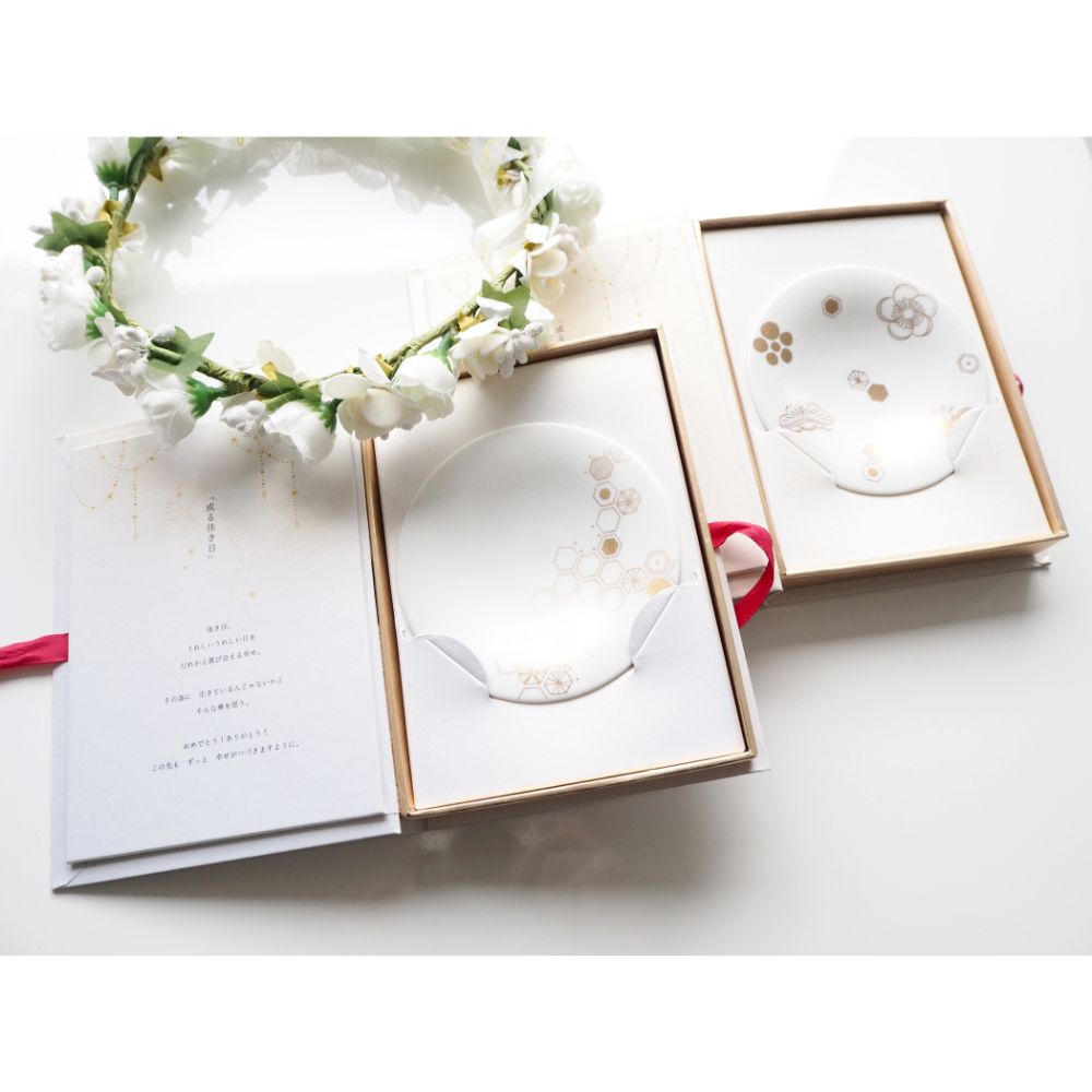 POTTERYBOOK-HARE-雪輪 【結婚式 ギフト 引き出物 食器類】