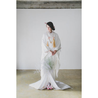 飛翔古典波文様 【結婚式 和装 白無垢 レンタル】