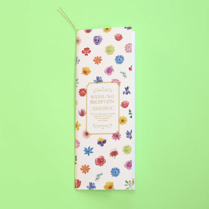 【結婚式 席次表 大人数専用】マリアージュフルール (印刷込み)【結婚式 ペーパー 席次表】