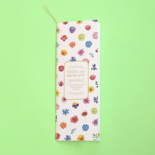 【結婚式 席次表】マリアージュフルール (印刷込み)【結婚式 ペーパー 席次表】