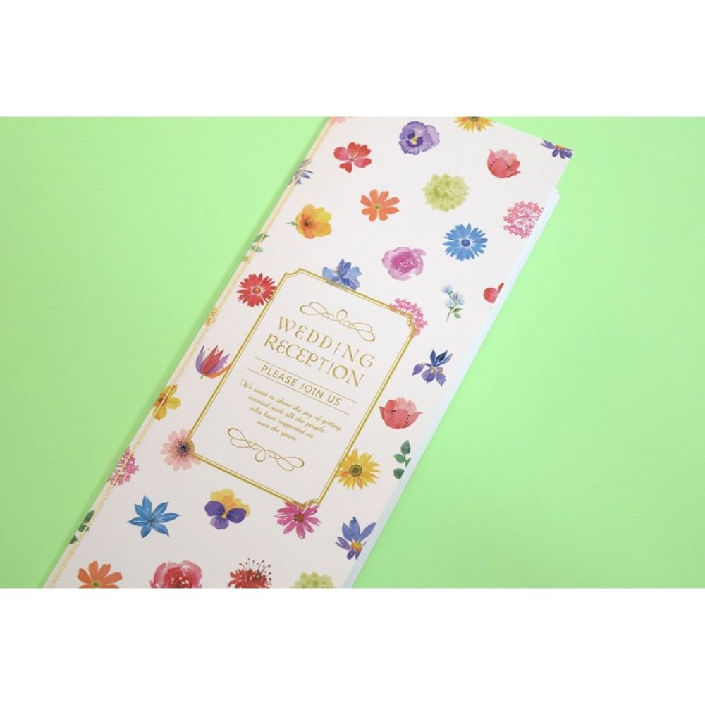 【結婚式 席次表】マリアージュフルール (印刷込み)【結婚式 ペーパー 席次表】