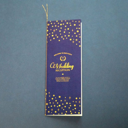 【結婚式 席次表】 スターダスト(印刷込み)【結婚式 ペーパー 席次表】