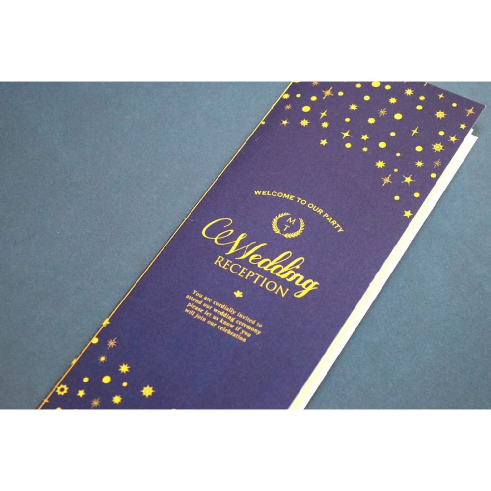 【結婚式 席次表】 スターダスト(印刷込み)【結婚式 ペーパー 席次表】