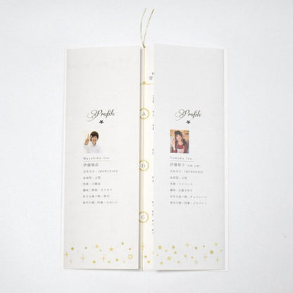 【結婚式 席次表】 スターダスト(印刷込み)【結婚式 ペーパー 席次表】